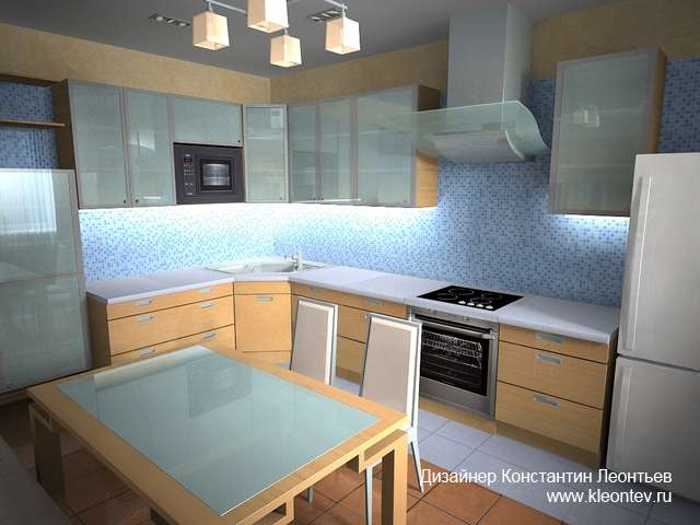3Д визуализация кухни