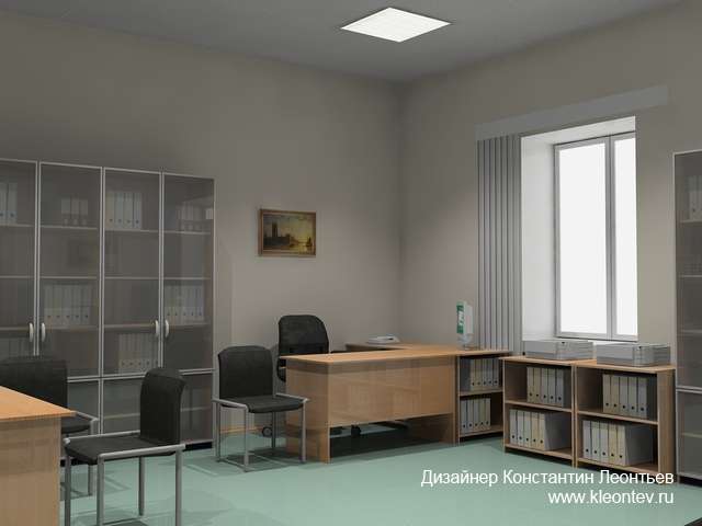 3Д визуализация кабинета